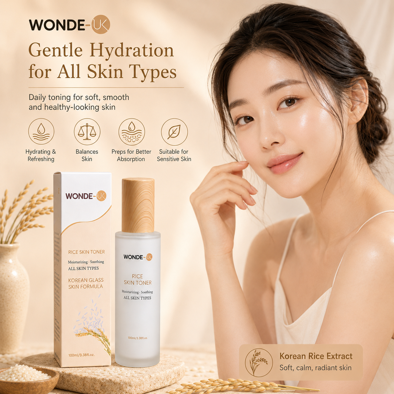 Wonde-UK Rice Skin Toner