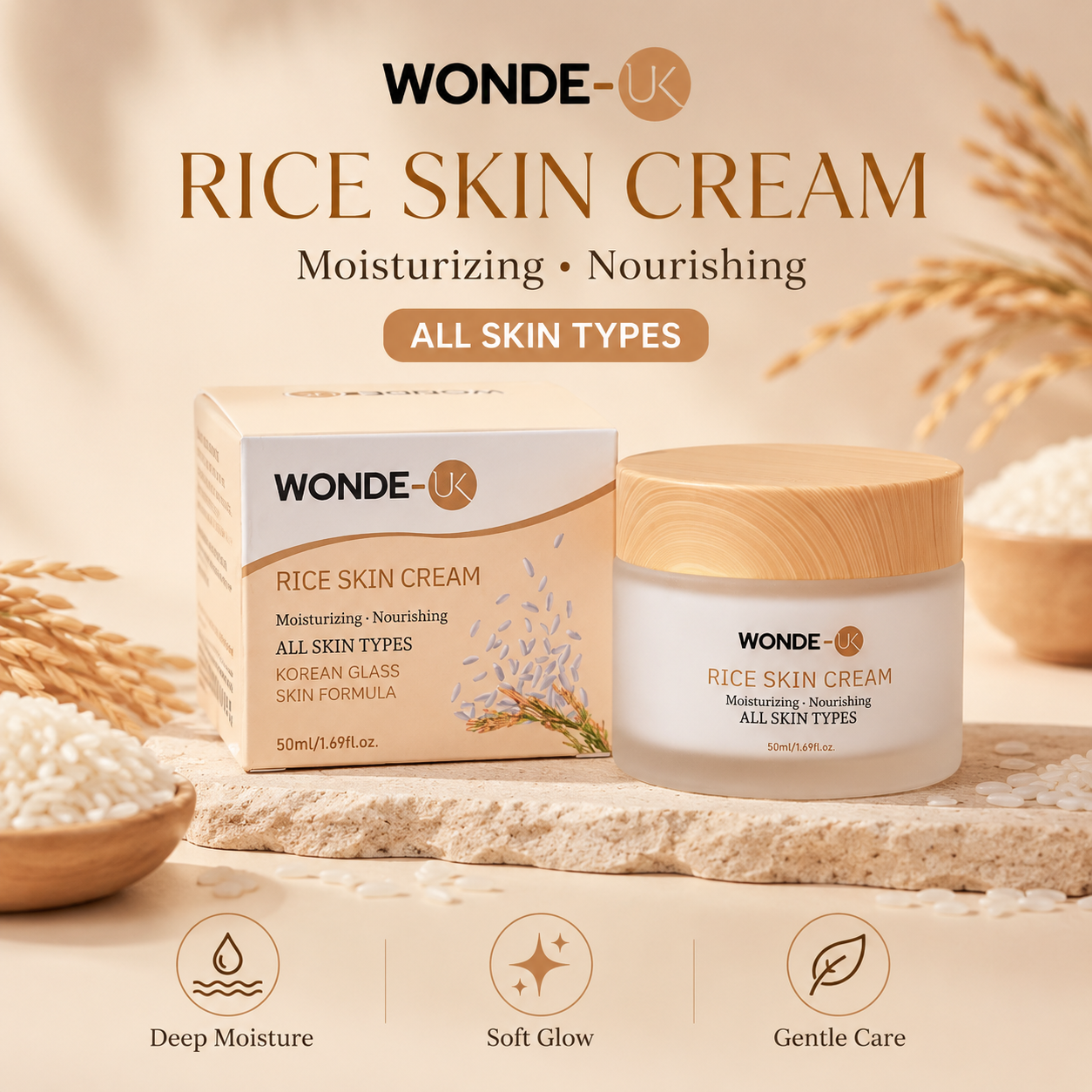 Wonde-UK Rice Skin Cream