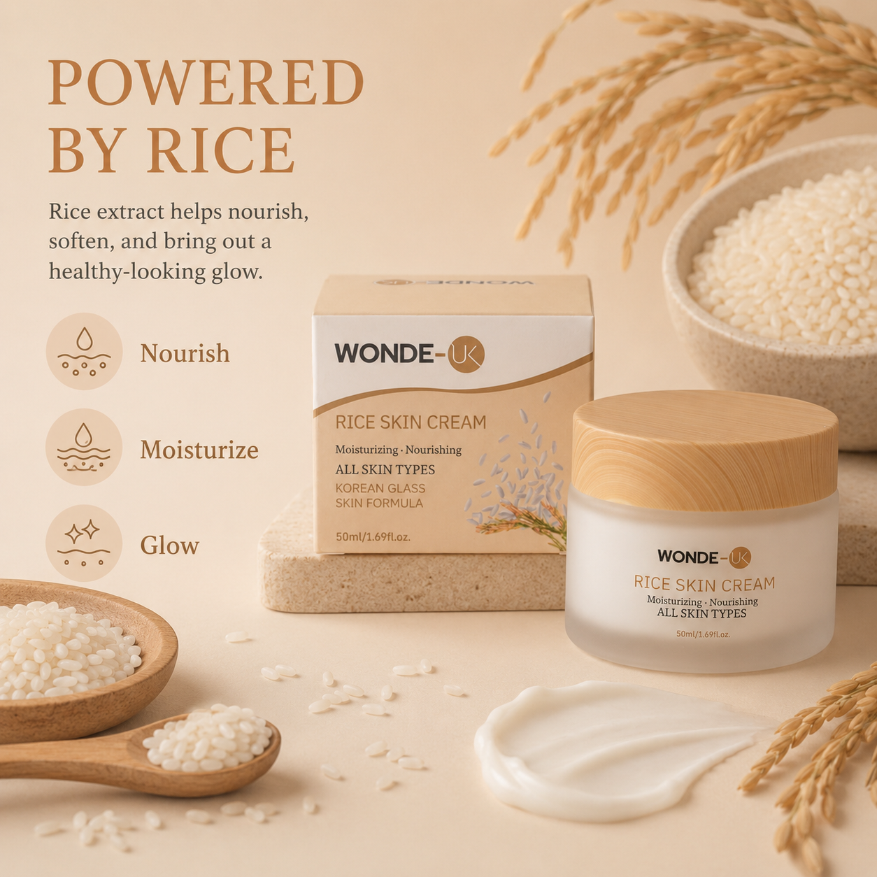 Wonde-UK Rice Skin Cream
