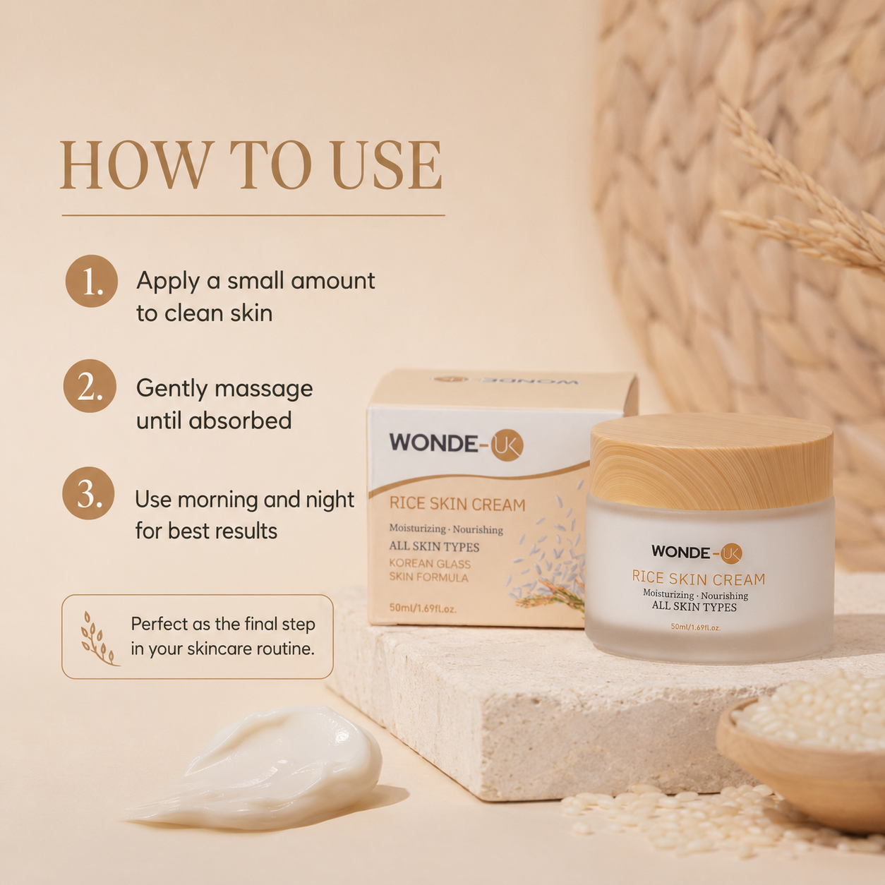 Wonde-UK Rice Skin Cream
