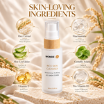 WONDE-UK Rice Skin Cleanser | Gentle Korean Rice Foam Face Wash