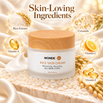 WONDE-UK Rice Skin Cream | Korean Rice & Ceramide Face Moisturiser