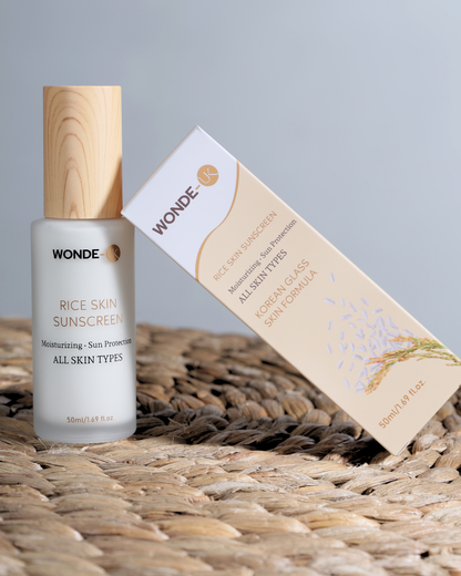 Wonde-UK Rice Sunscreen – Brightening, Hydrating & Lightweight Daily Protection,  Moisturising Sunscreen for All Skin Types