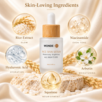 WONDE-UK Rice Skin Serum | Niacinamide & Hyaluronic Acid Face Serum