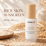 WONDE-UK Rice Sunscreen SPF50+ PA++++ lightweight daily face sunscreen