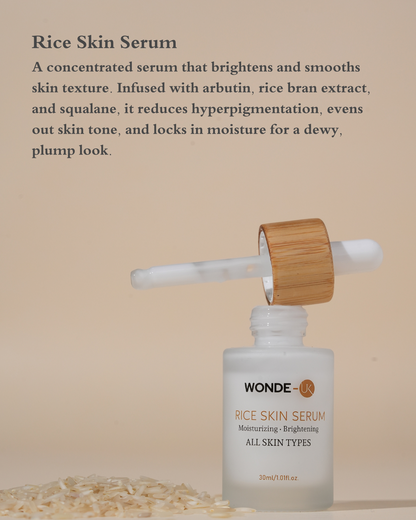 Wonde-Uk Rice Skincare ✨ Set ✨ Serum, Toner & Cream