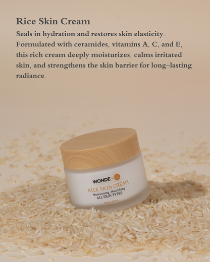Wonde-Uk Rice Skincare ✨ Set ✨ Serum, Toner & Cream